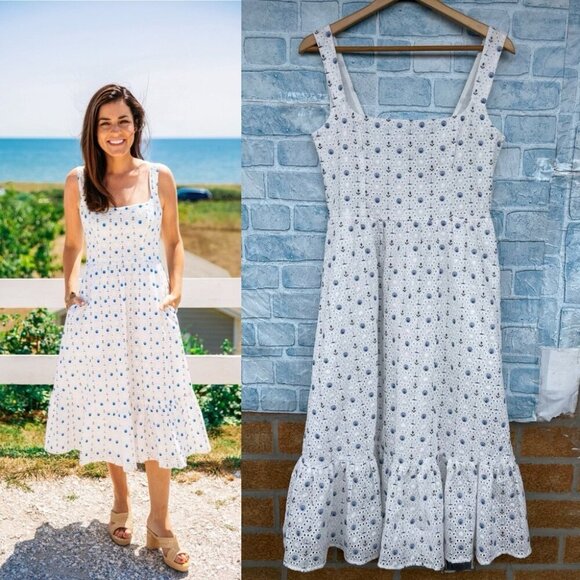 Kiel James Patrick Dresses & Skirts - KIEL JAMES PATRICK  The Beachcomber Eyelet Dress size 4